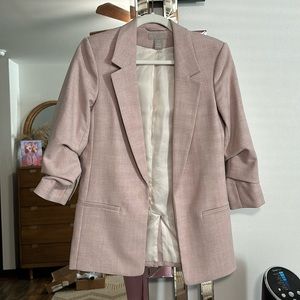 hm pink blazer